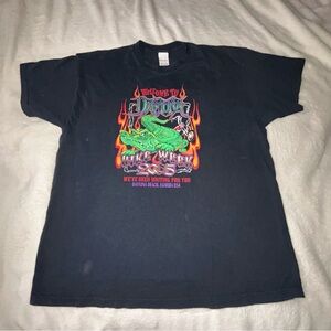 Bike Week 2005 Mens Fruit Of The Loom T-Shirt Navy Daytona Beach Florida USA XL